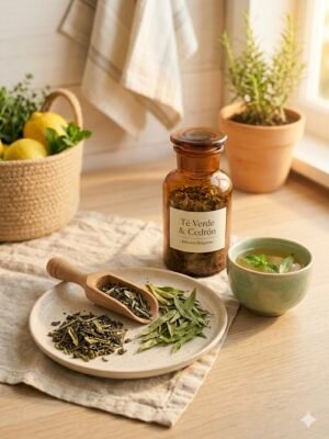 Esencia Té Verde-Cedrón